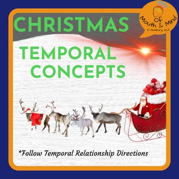 Christmas Temporal Concepts Activity- Speech Therapy