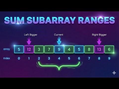 Sum Subarray Ranges (Chapter 9)