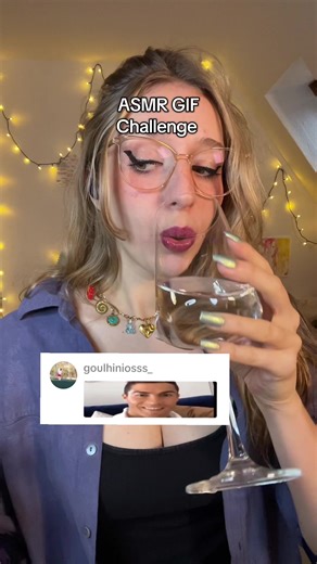 Beim letzten konnte ich nicht mehr 😂 Kommentiert ein GIF für Part 2 der ASMR GIF Challenge 💕 #asmr #asmrsounds #asmrtiktoks #asmrvideo #challenge