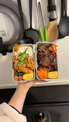 【焼肉弁当】【豚キムチ弁当】#short#夫弁当#毎日弁当#簡単弁当#主婦の日常
