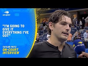 Taylor Fritz On-Court Interview | 2024 US Open Semifinal