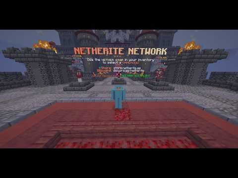 Minecraft playing Netherite server part 1