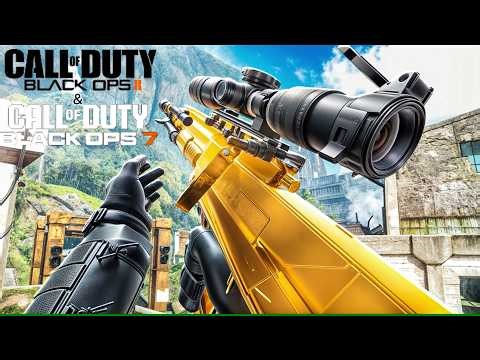 INSANE TRICKSHOTS WITH CUSTOM GUNS!!!?? (BO7 & BO2)