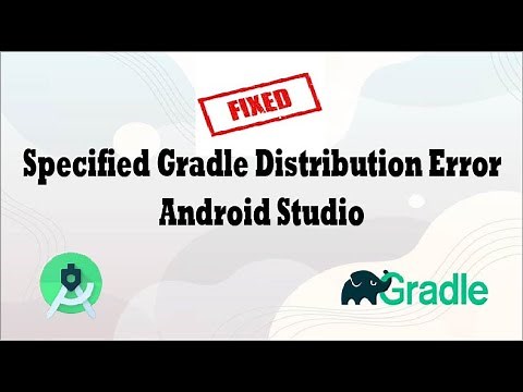 How to Fix The specified Gradle distribution does not exist |could not install gradle distribution