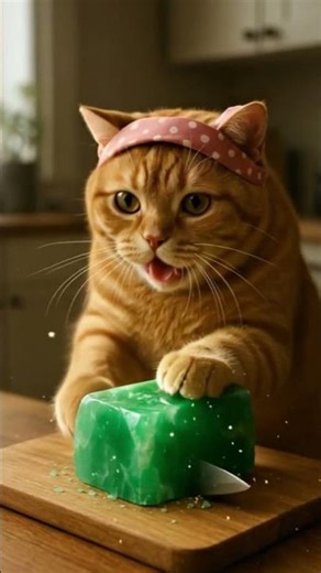 Cat Slices Open Jade and Discovers Hidden Guanyin & Buddha!