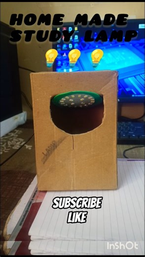 Home made study lamp #experiment #study #lamp #project #shortvideo #trending #video #experimental