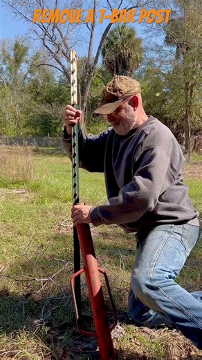 Remove a T-Bar Post the Easy Way #tbar