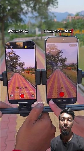 iPhone 16 Pro vs iPhone 17 Pro Max 📸 Camera Test! 😱 #Shorts”