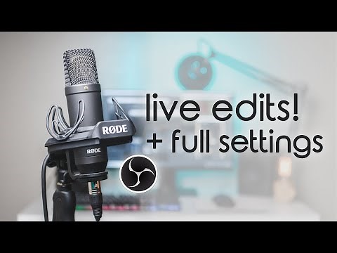 How To Make ANY Mic Sound Good in OBS Studio | Realtime Edits for Live Streaming