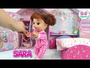 Muñeca Baby Alive Sara en su Rutina de Mañana BB Juguetes