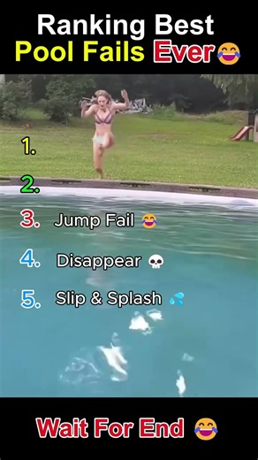 Ranking the Best Pool Fails Ever 💀 | #shorts