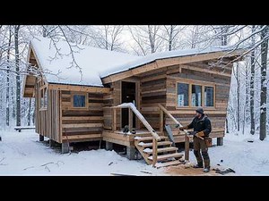 He Turned Old Pallets Into a Stunning Wooden Cabin — You Won’t Believe the Final Result!