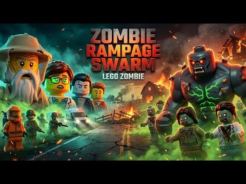 Zombie Rampage: Swarm EP 8 | LEGO Zombie 3D Animation