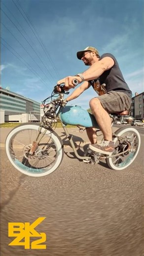 I Rode my 1928 E-Bike Conversion… No Motor?! ⚡️ #shorts