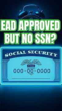 Got Your EAD and Green Card but No SSN? Here’s What to Do#immigration #uscis #socialsecurity