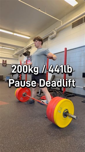 200kg / 441lb Paused Deadlift Beltless Easy Clean Form #shorts #fitness #gym #powerlifting