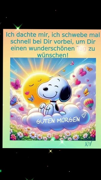 Guten Morgen mit Snoopy und Kaffee!