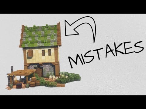 FIVE mistakes ALL beginner builders make in MINECRAFT