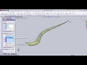 Solid works Loft (Guide curves) I loft part-4