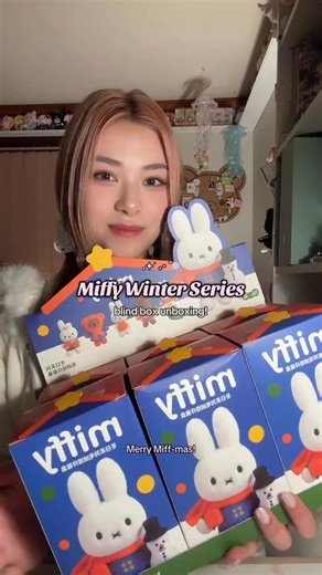 Mimi on Instagram: "I’m celebrating miffmas this year instead of Christmas thanks to @official_martube 🤍❄️ it was so fun to unbox the entire set of the Winter Miffy blind boxes !! Which are plush pendants btw <3 I also saved a box as it’s the perfect gift to give my Miffy loving friend 🤧 #miffy #nijntje #blindbox #miffyandfriends #unboxing #blindboxset #miffyblindbox #christmastheme #snowman #boris #dan #melanie #cute #miffychristmas"