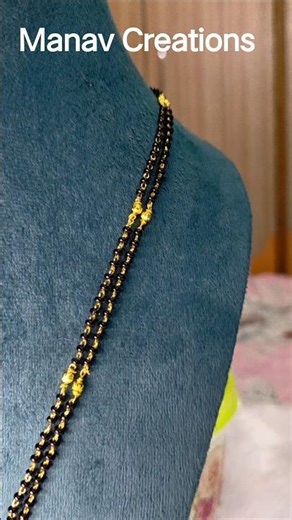 24 inch long black beads 👌🖤😍✨