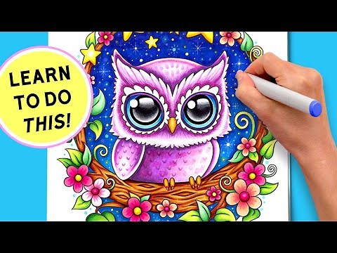 Draw with me! How I Use Alcohol Markers to Create Cute Art