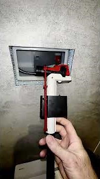 WC suspendu : accéder au réservoir encastré (plaque de commande) #plomberie #chassedeau #wc