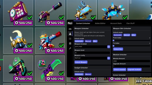 【PG3D】Nazi菜单完整功能介绍（下）