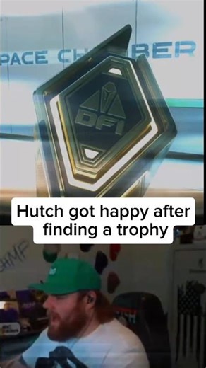 Hutchmf go happy after finding the trophy