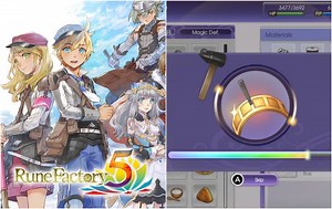 Rune Factory 5: All Shields recipes