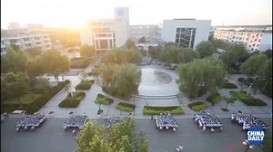 13K views · 381 reactions | Students in Hebei Hengshui High School, known for its success in preparing students for the national college entrance examination (gaokao) in N China's Hebei province, keep the habit of running every morning at around 6 am throughout the year. While running, they will shout out encouraging slogans to boost their morale. (Zhang Yu/China Daily) | China Daily | Facebook