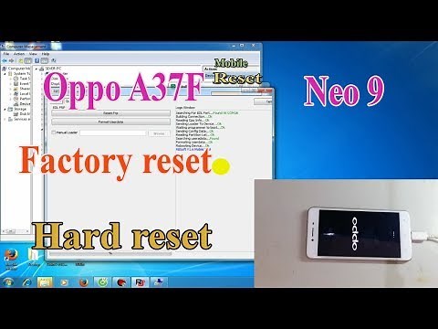 Format Oppo A37F-Neo 9 Factory reset one click.