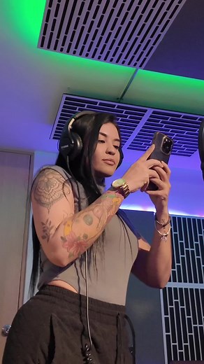 vlog de como grabé el cover de #Lloraras ya en mi canal de youtube 😌🤎 #fyp