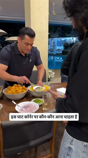 ABHISHEK on Instagram: "Who wants to come to this chaat corner?"