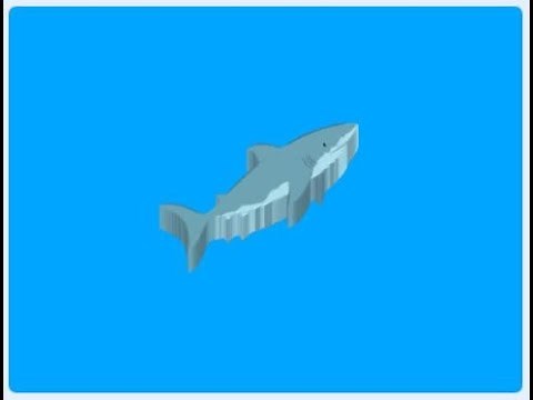 Scratch Tutorial | Render 3D Shark | 3D Sprite | Scratch Easy Beginner Tutorial