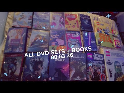 ALL DVDs Sets + Books + Game 08.03.26 🎮📀📚xx