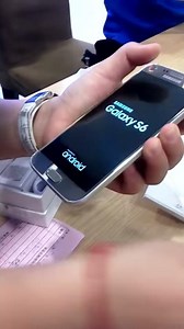 samsung S6 unboxing and replace sim card.