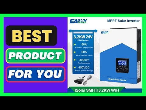 EASUN NEW Hybrid Solar Inverter 24V 3000W 220VAC P