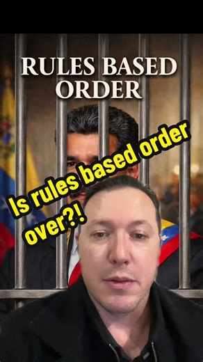 Is the world of rules based order gone? Or did you just never understand the world we live in? @Rebel_Intel #internationallaw #rulesbasedorder #maduro #trump #usa