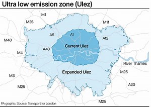 Ulez zone expanded today: Map shows where you will get charged