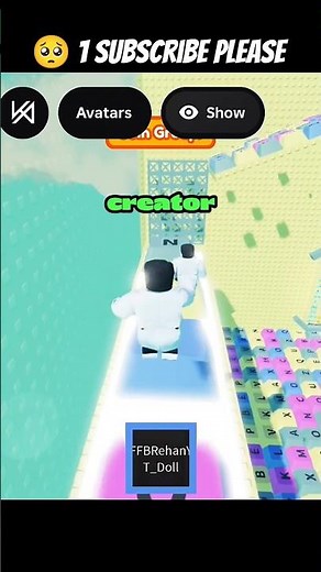 SMALL CREATOR NOT SUPPORT 😔 #roblox