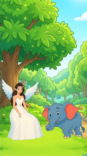 hati or pari ki kahani 🫡#shorts #viral #Suanimation21