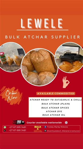 Quality Atchar Supplier in South Africa