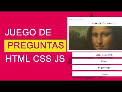 JAVASCRIPT ▶ JUEGO DE PREGUNTAS (PERSONALIZABLE)