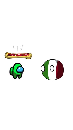 Minicrewmate vs Country Ball: Italy Animation