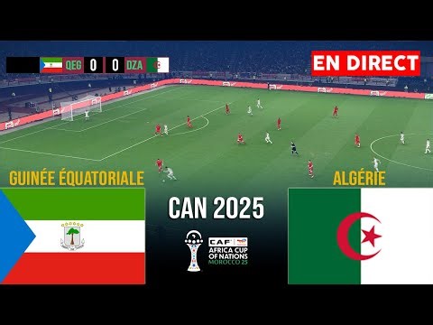 GUINÉE ÉQUATORIALE vs ALGÉRIE - Coupe d'Afrique des Nations 2025 | Simulation PES