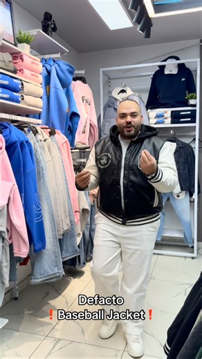 Stock hub on Instagram‎: "NEW WINTER COLLECTION 2026 / Defacto \📌 Baseball Jacket Orignal 💯💯 ———————————- SIZE:.,S,M,L,Xl.XXL ——————————————— Phone: +20 1117633375 Adress:5شارع القاهر من ناصر الثوره فيصل الجيزة"‎