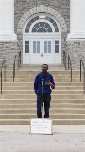 Dukes uplift one another by spreading encouragement on campus, one message at a time. | James Madison University