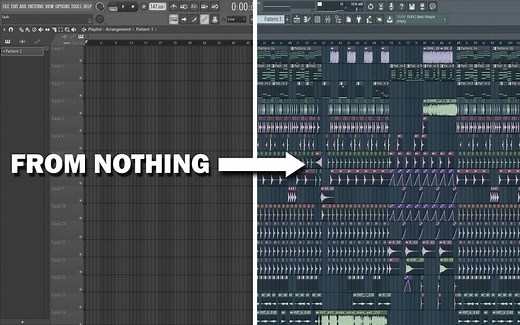 【Arcade】从无到有制作一首音乐（全过程2小时32分钟）