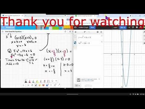 Solve Quadratic Equations